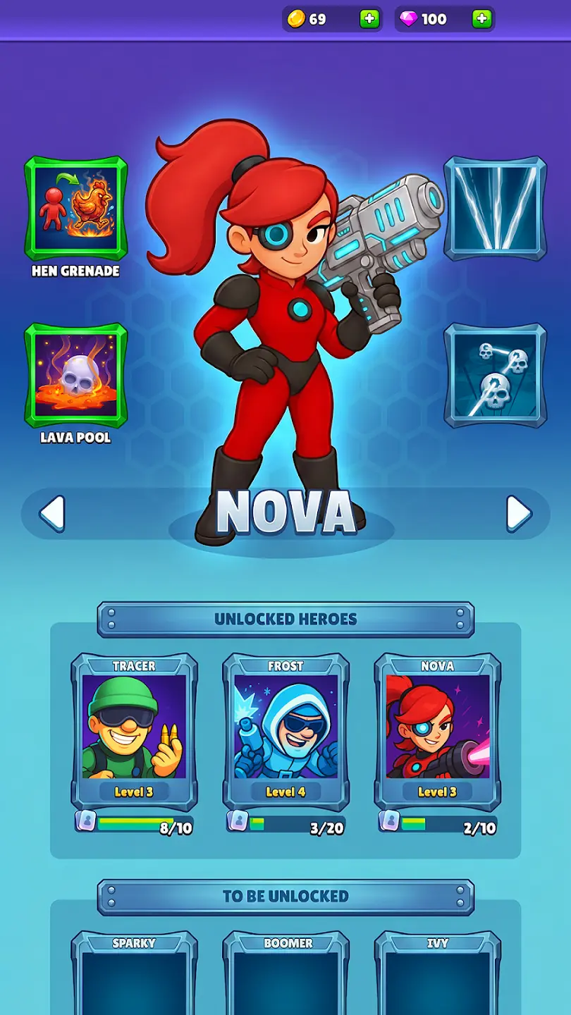 Másik világ a Bullet Heroes pályái közül